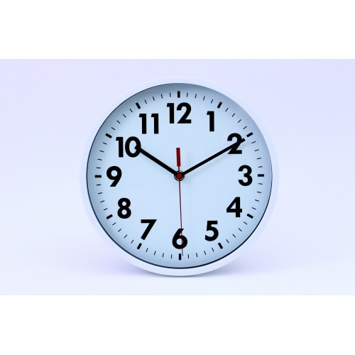 掛時計 ミーナ Φ25cm WH