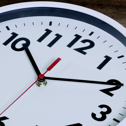 掛時計 ミーナ Φ25cm WH