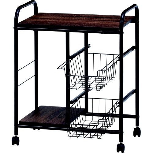 キッチンワゴン FBC−02−1 BK/BR