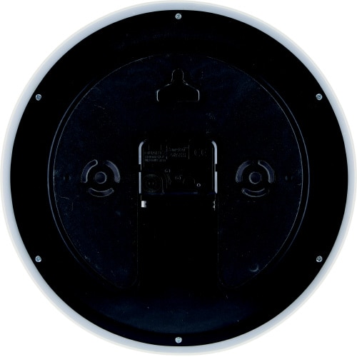 掛時計 温湿度計付 アーバン 25cm WH