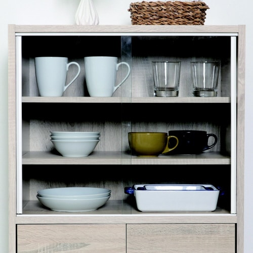 ミドルキッチンボード ホワイトオーク