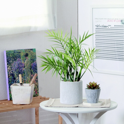 フェイクグリーン テーブルヤシ ペーパーポット