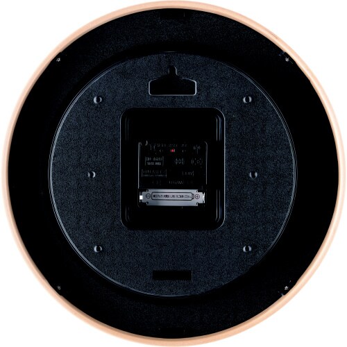 電波掛時計プライウッドΦ28cmWH(85352)