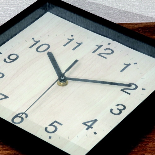 掛時計 シオン 24cm BK