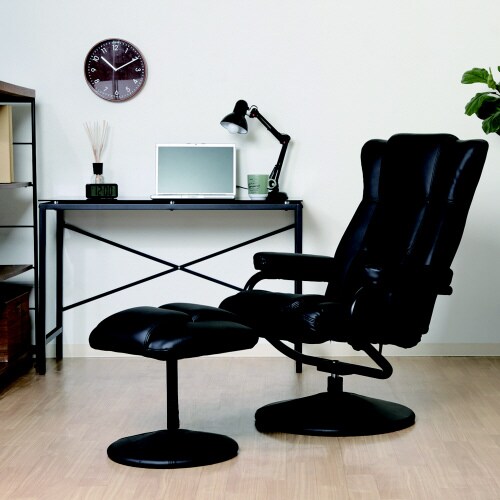 パーソナルチェア トニー PU/PVC BK