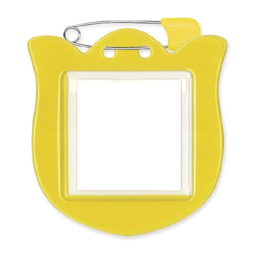 チューリップ型名札 1枚パック イエロー ×5