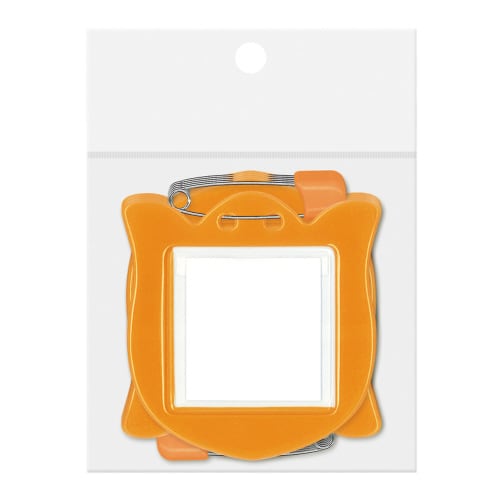 チューリップ型名札 10枚パック オレンジ