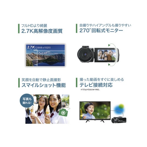 デジタルハイビジョンビデオカメラ