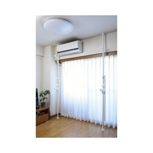 たっぷり物干しハンガーラックWH