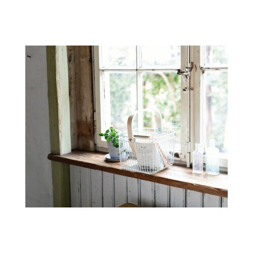 取っ手付バスケット WH 2個セット