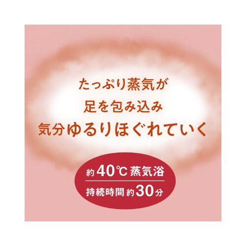 めぐりズム蒸気でじんわり足シート無香料6枚×8