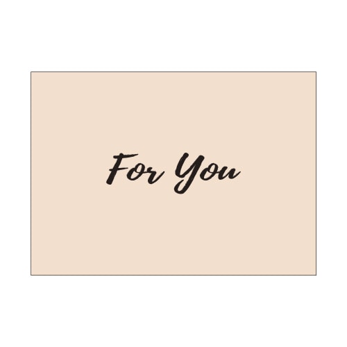 メッセージカード袋 ピーチ 5冊入