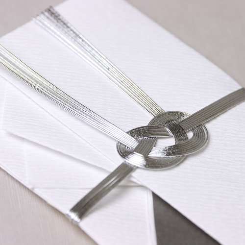 新金封 ひだ折 仏用 双銀七本 短冊 5枚入