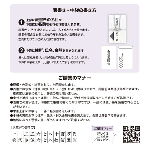 新金封 ひだ折 仏用 双銀七本 短冊 5枚入