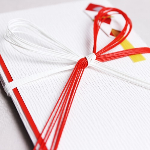 新金封 目録用 赤白 大判 5枚入