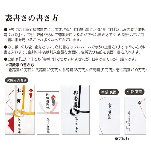 金封 ひだ折 金銀十本 赤 短冊 5枚入