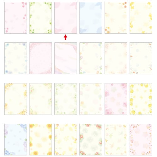 和柄用紙 和ごころ 桃紗綾雲 5冊入