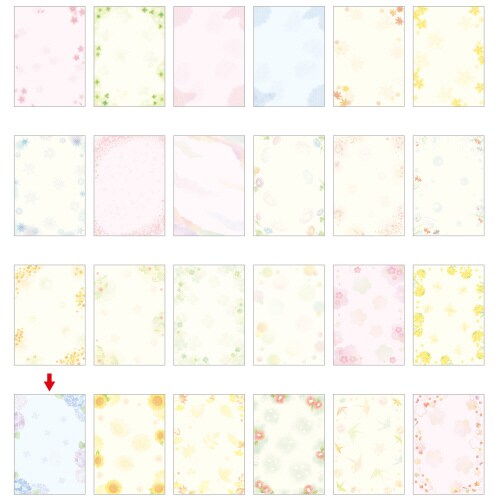 和柄用紙 和ごころ 紫陽花 5冊入