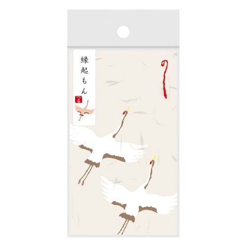 のし袋 縁起もん 五型 鶴(つる) 5冊入