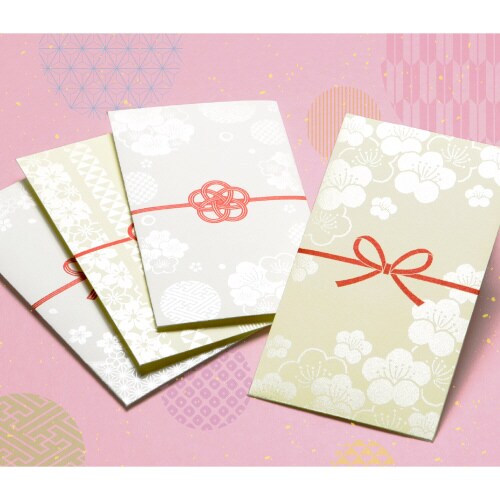 ポチ袋 結びポチ 五型 梅乃(うめの) 5冊入