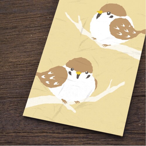 のし袋 縁起もん 万型 ふくら雀 ふくらすず5冊入