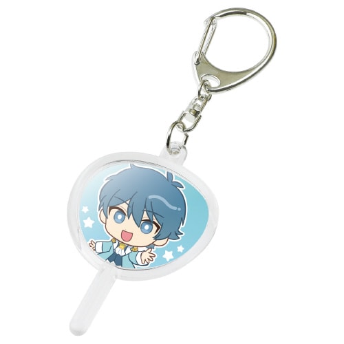 クリアキーホルダー うちわ