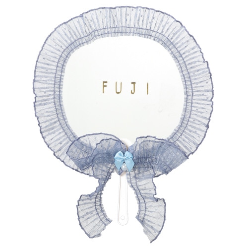 クリアうちわ白(ヘッダー袋入)