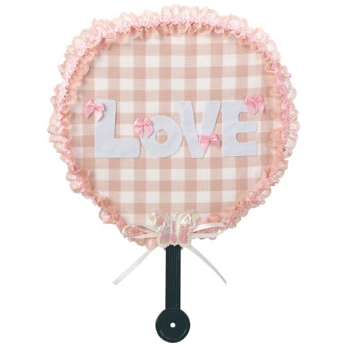 応援カラーうちわ黒