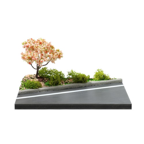 ジオラマセット アスファルト 春