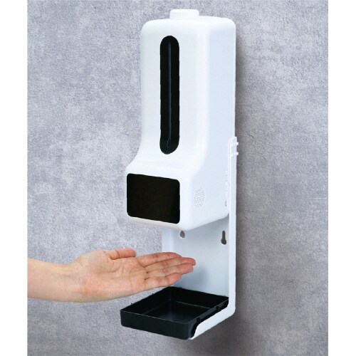 固定式非接触検温計付オートディスペンサー