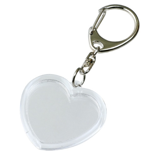 クリアキーホルダー ハート