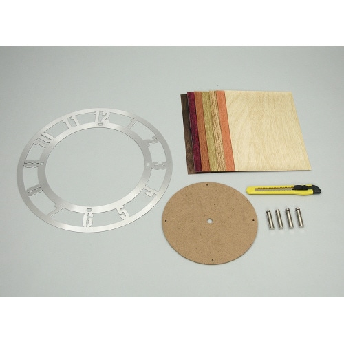 メタリック時計 ウッドシートセット