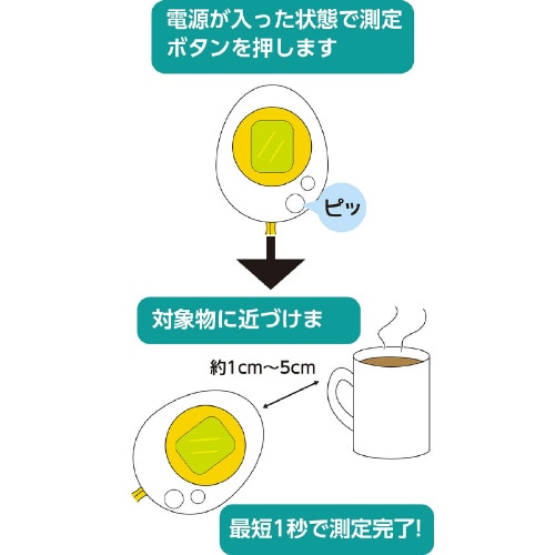 携帯用非接触検温計 温たま