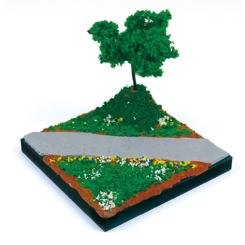 ジオベースエントリーキューブはじめてのジオラマ木