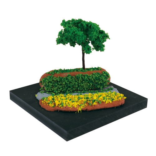 ジオベースエントリーキューブはじめてのジオラマ木