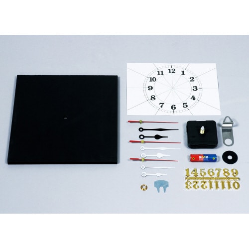 黒彫板時計 クォーツ時計B付