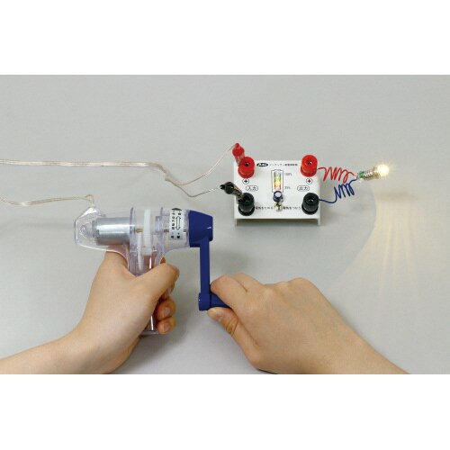 コンデンサー蓄電実験器 インジケータ付