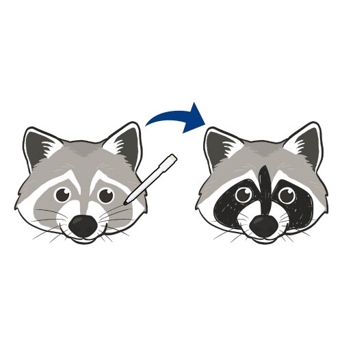 まねしてかいていきものはかせ