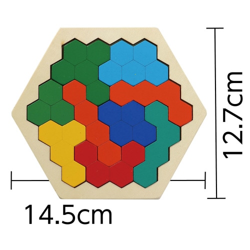 木製ヘキサゴンパズル