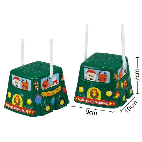 スタンプぽっくり サンタカー(シール)