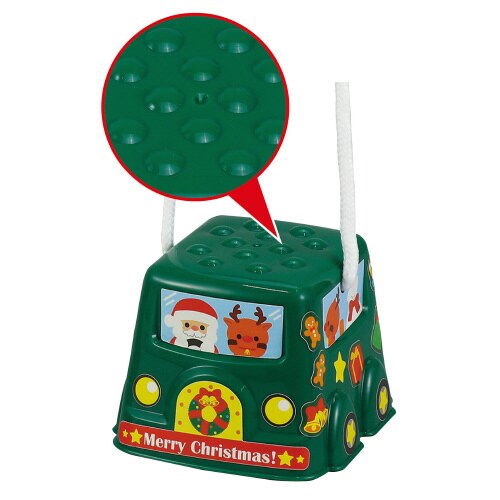 スタンプぽっくり サンタカー(シール)