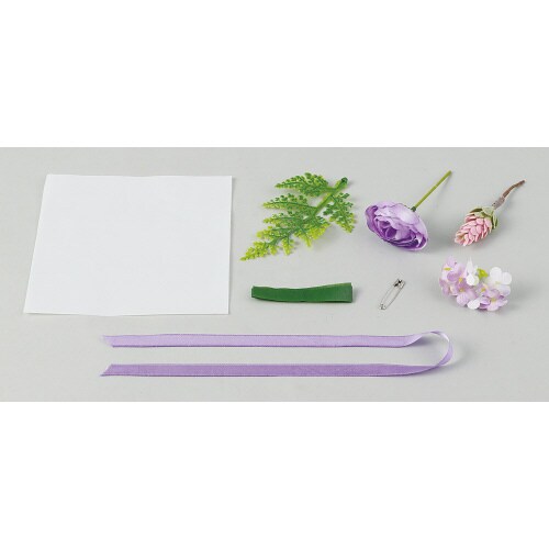 コサージュキット パープル