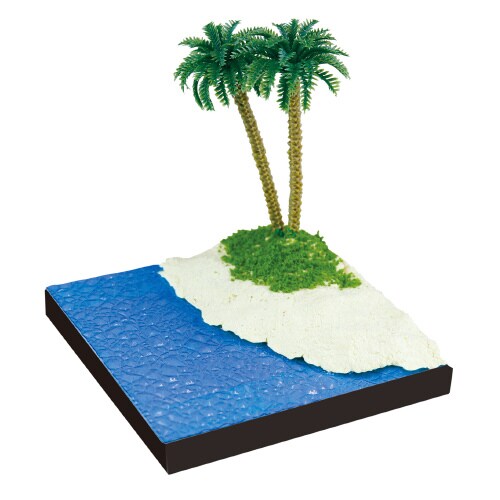 ジオベースエントリーキューブはじめてのジオラマ浜辺