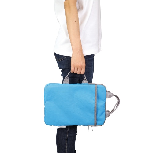 PCタブレット用クッションバッグ スカイブルー