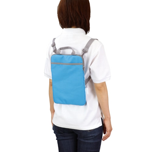 PCタブレット用クッションバッグ スカイブルー