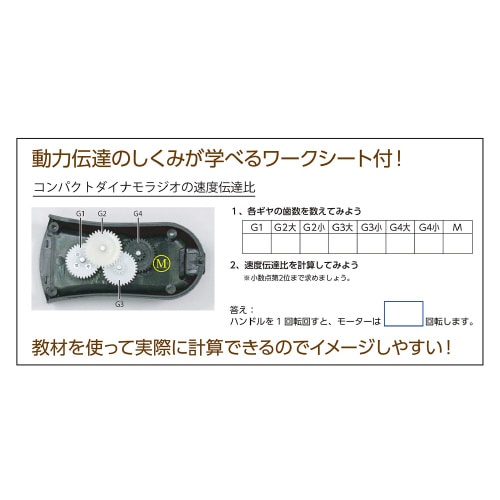 コンパクトダイナモラジオライト