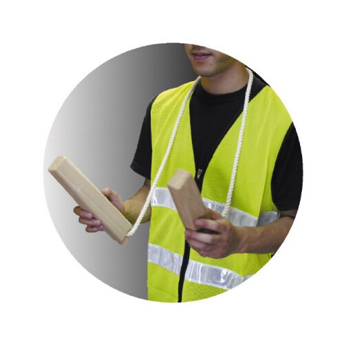 拍子木(ひも付)