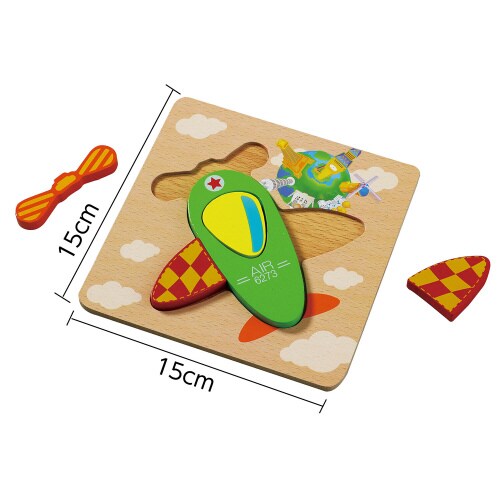 木製パズル ひこうき