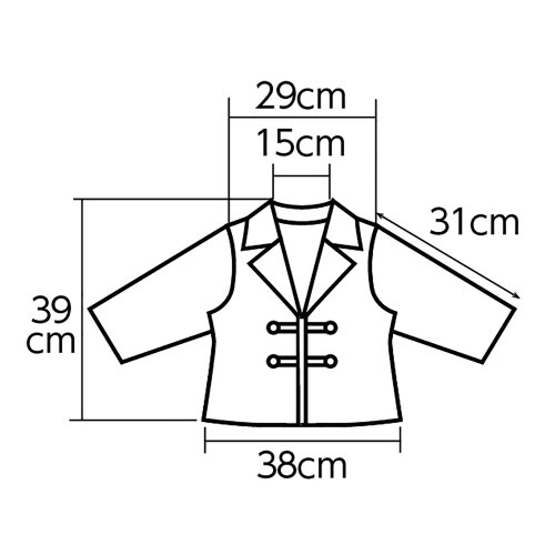 ソフトサテン海賊ジャケット