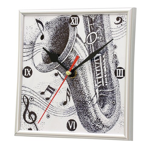 点描フレーム時計